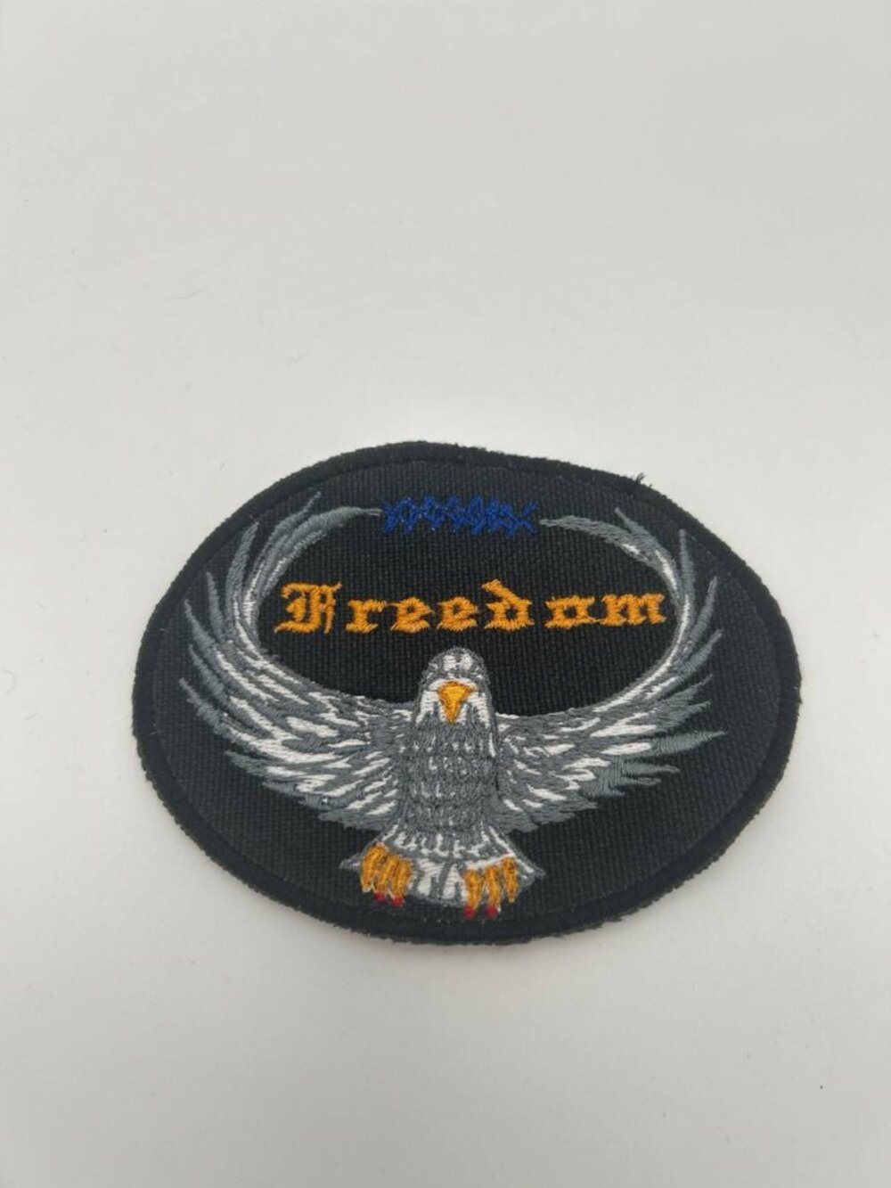 Vintage Freedom Eagle Biker Embroidered Sew On Patch